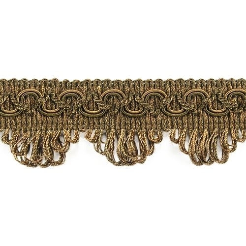 Taśma ozdobna - 35 mm - Jasny brąz/Złoty brąz