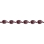 Tasiemka bawełniana - 8 mm - Ciemne bordo