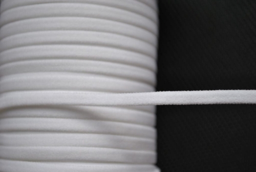 Guma makaron - 5 mm - Biały