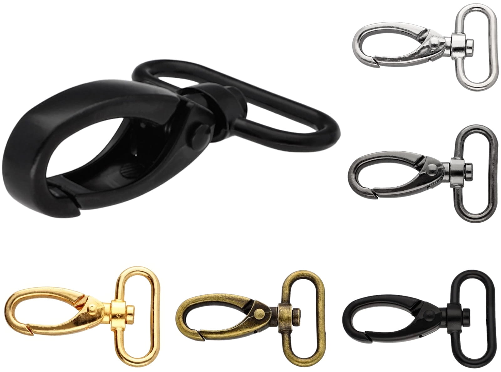 Karabińczyk metalowy 'Krab' - (12mm - 50mm)