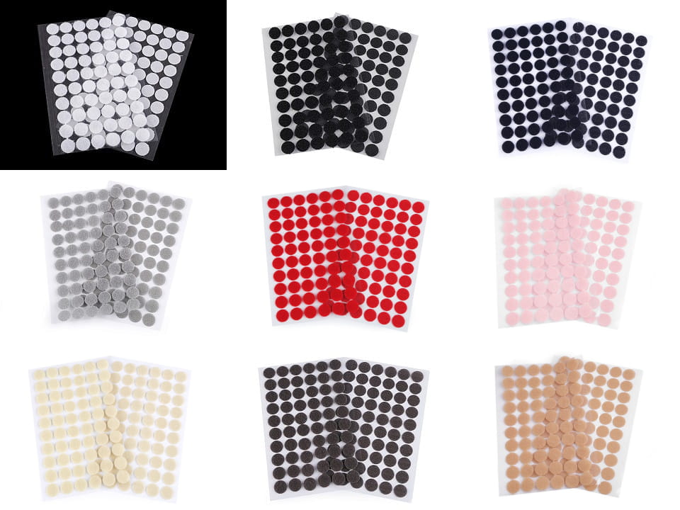 Rzep samoprzylepny kółeczka - 15 mm