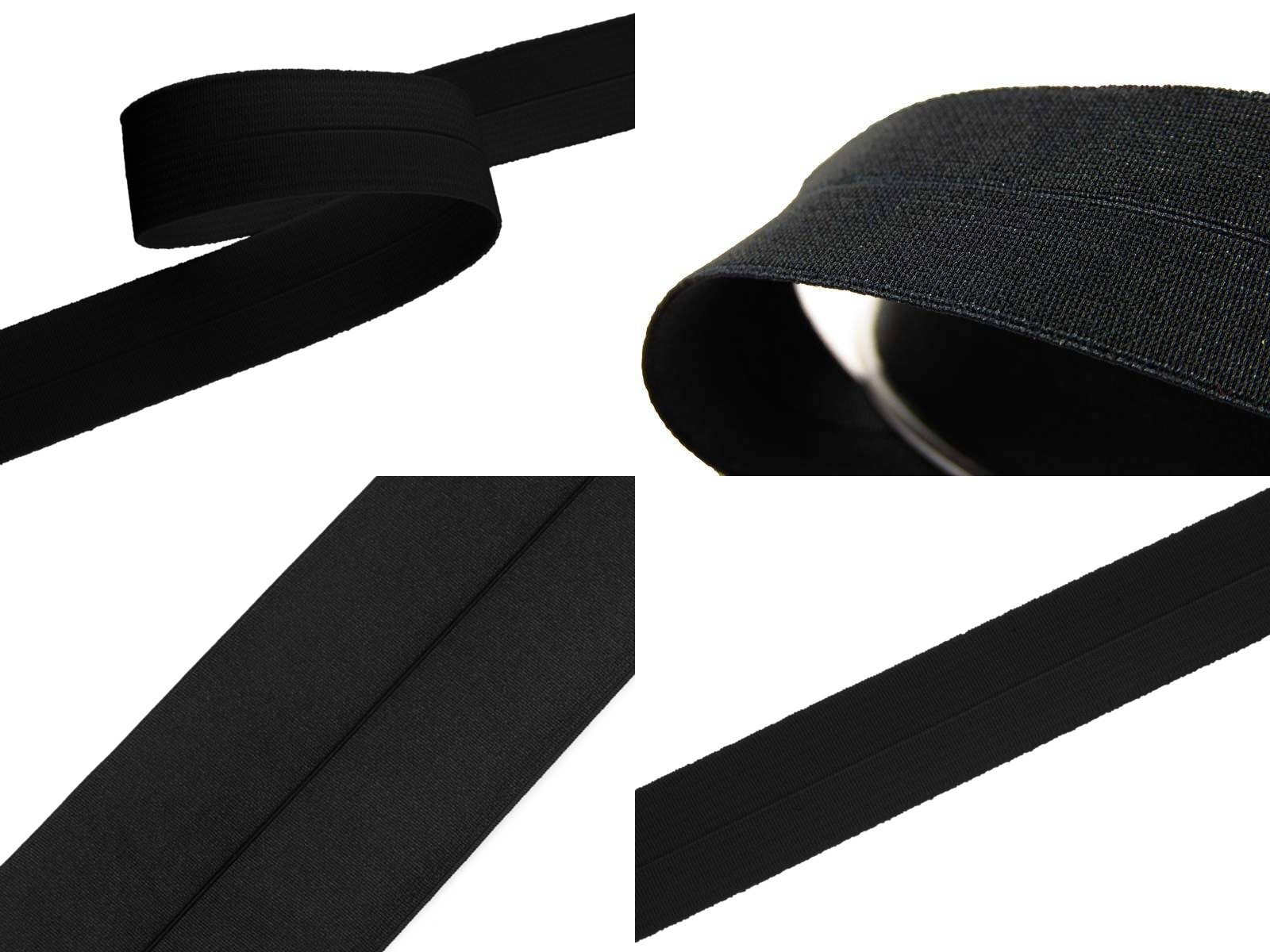 Lamówka elastyczna - Czarna (23mm - 58mm)