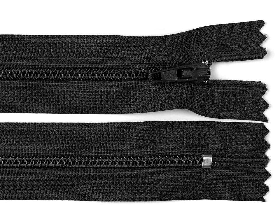 Zamek spiralny 3 - 60 cm - Czarny
