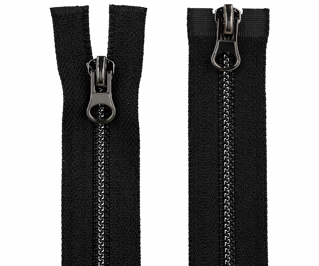 Zamek metalowy - Ciemny nikiel (16m - 85cm)