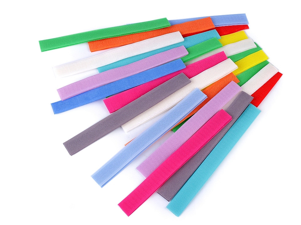 Rzep kolorowy paski (20 mm x 20 cm) - 20 kolorów