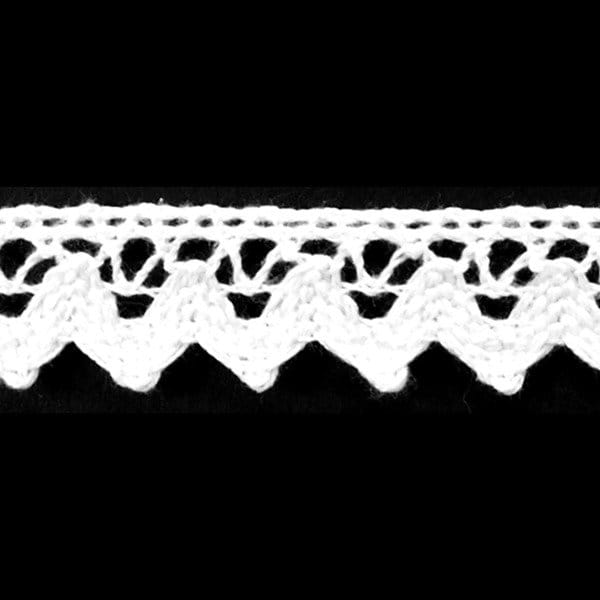 Koronka bawełniana - 1,5 cm - Biała