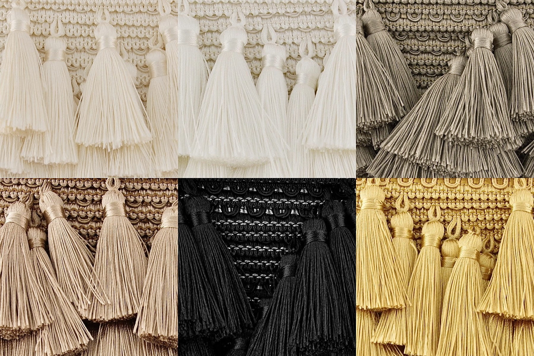 Taśma z chwostami 90 mm - 6 kolorów