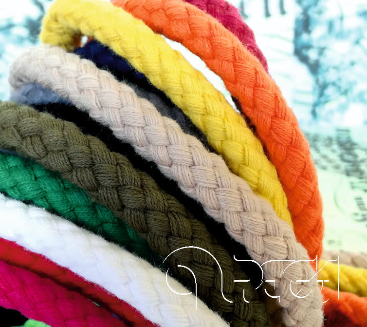 Sznurek bawełniany pleciony - 9,3 mm