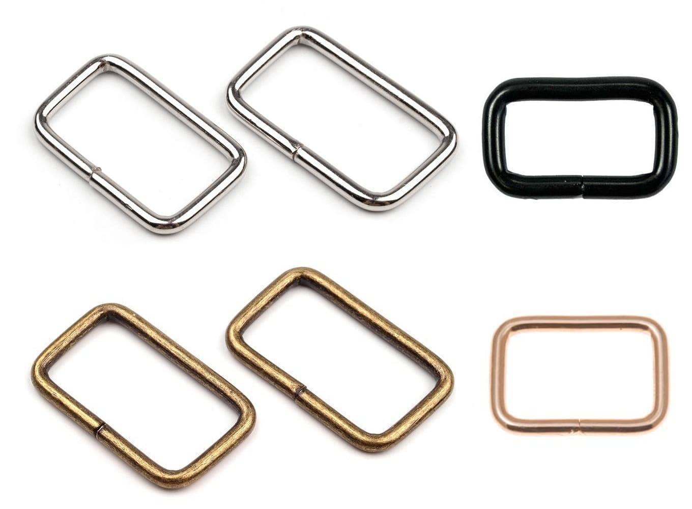 Ramka metalowa (16mm - 50mm) - 5 kolorów