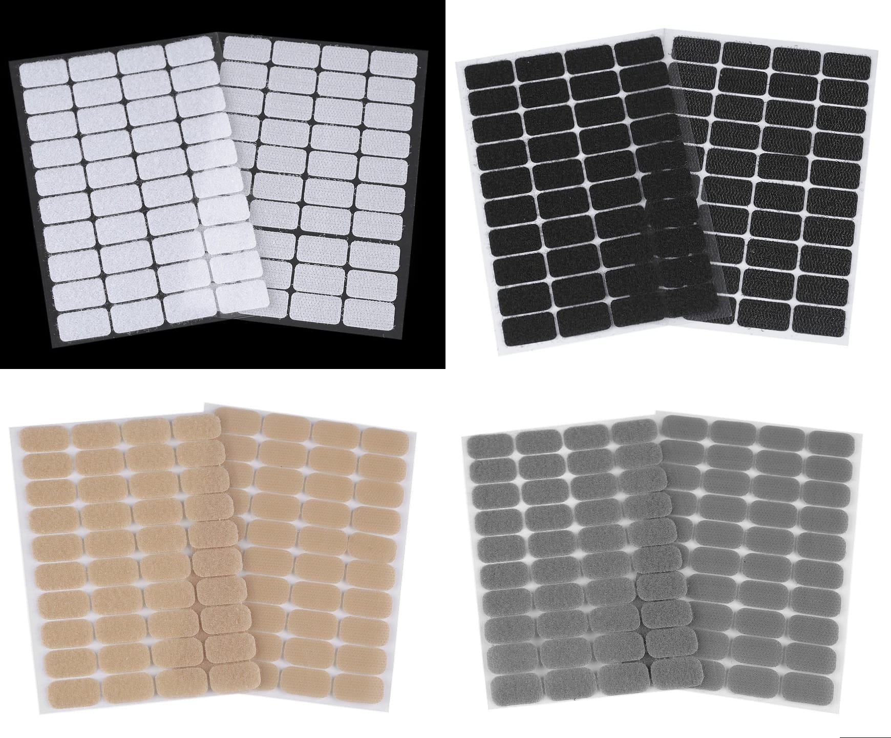 Rzep samoprzylepny prostokąty 15x25 mm