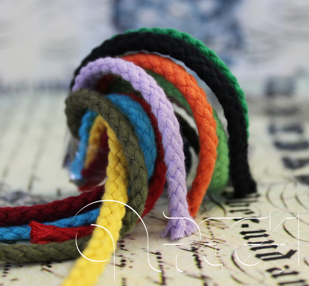 Sznurek bawełniany pleciony - 5 mm