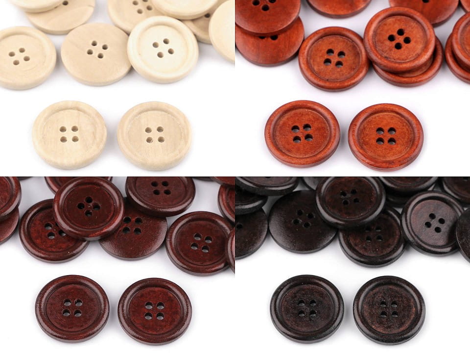 Guzik drewniany (20mm - 24mm)