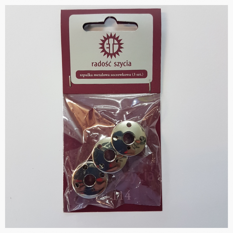 Szpulki do maszyny domowej - metalowe (soczewkowe)